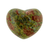 Unakite Jasper Puffy Heart - Medium