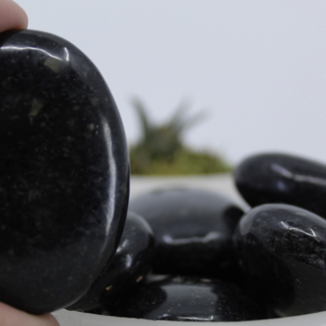 Coppernite Palm Pillow Pocket Stone- Large