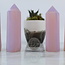 Pink Opalite Tower Point/Generator - (3-4")