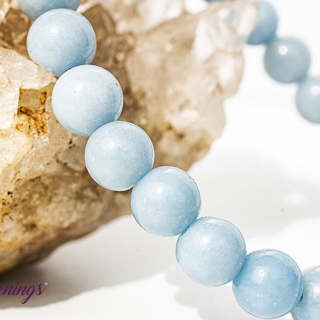 Angelite Bracelets - 8mm