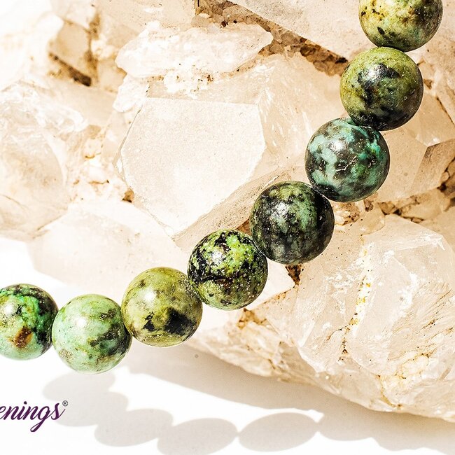 African Turquoise Bracelets - 8mm