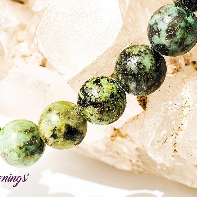 African Turquoise Bracelets - 8mm