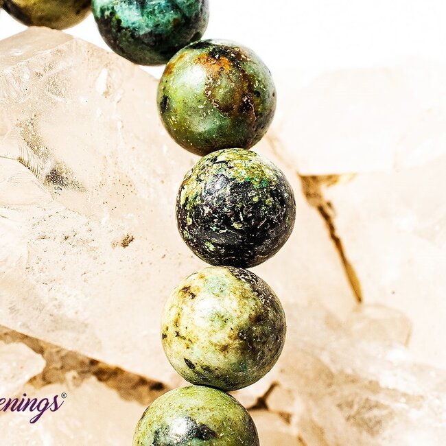 African Turquoise Bracelets - 8mm