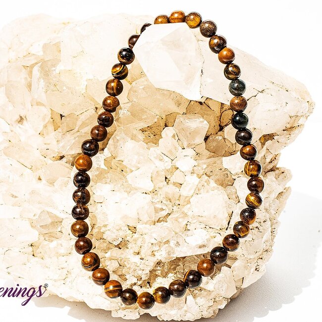 Gold Tigers Eye Bracelets - 4mm Mini
