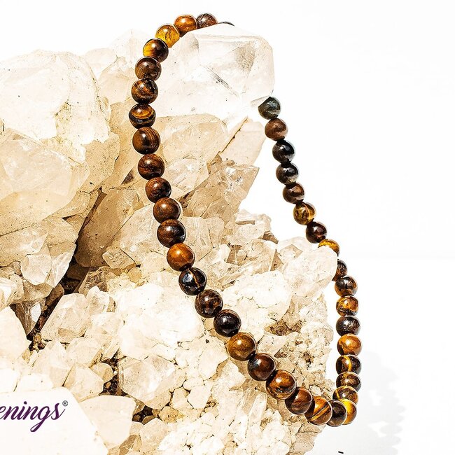 Gold Tigers Eye Bracelets - 4mm Mini