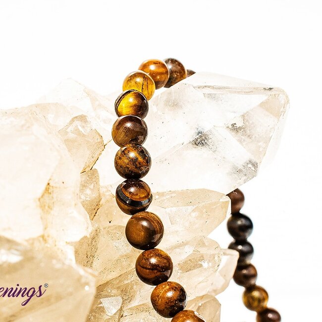 Gold Tigers Eye Bracelets - 4mm Mini
