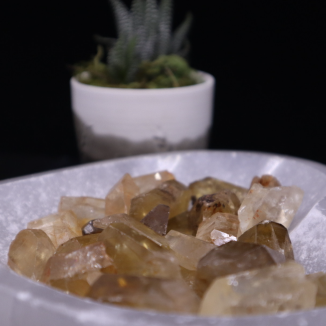 Congo Citrine (Kundalini Quartz) Points - Small Rough Raw Natural