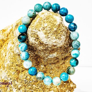 Blue Hemimorphite Bracelet - 8mm