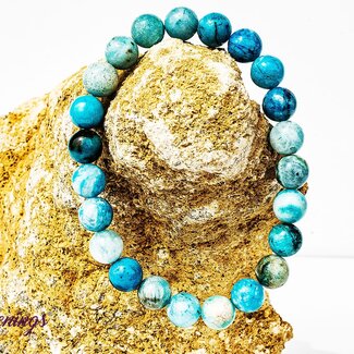 Blue Hemimorphite Bracelets - 8mm