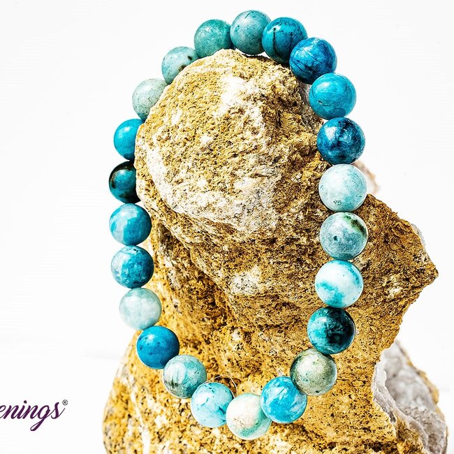 Blue Hemimorphite Bracelets - 8mm