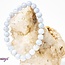 Blue Lace Agate Bracelets - 8mm