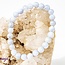 Blue Lace Agate Bracelets - 8mm