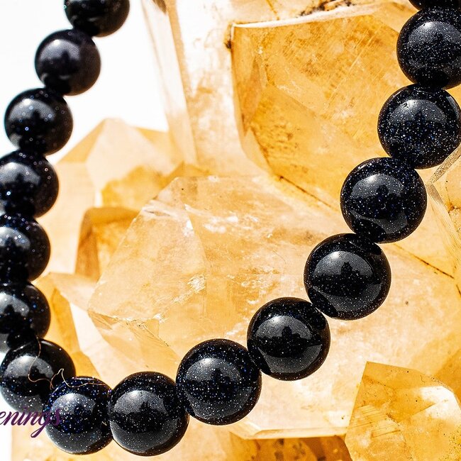 Blue Sandstone (Goldstone) Sand Stone Bracelets - 8mm