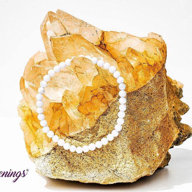 Blue Lace Agate Bracelets - 4mm Mini