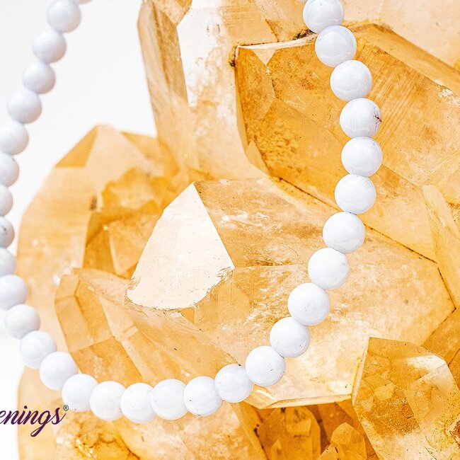 Blue Lace Agate Bracelets - 4mm Mini