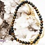 Blue Tigers Eye (Hawks Eye) Bracelets - 4mm Mini