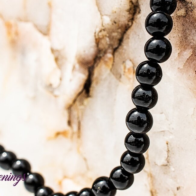 Black Onyx Bracelets - 4mm Mini
