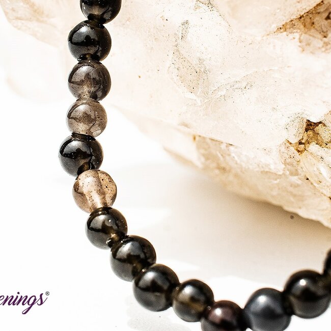 Black Tourmaline Bracelets - 4mm Mini