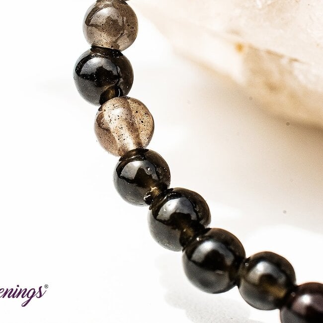 Black Tourmaline Bracelets - 4mm Mini