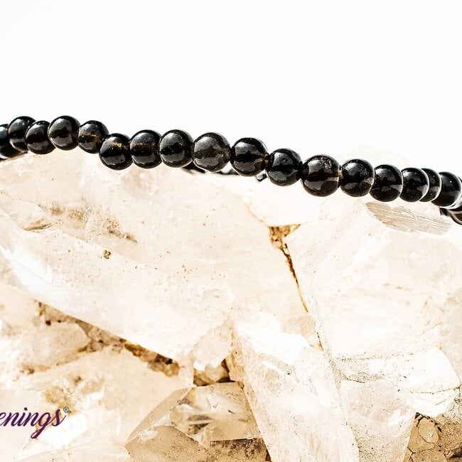 Black Tourmaline Bracelets - 4mm Mini