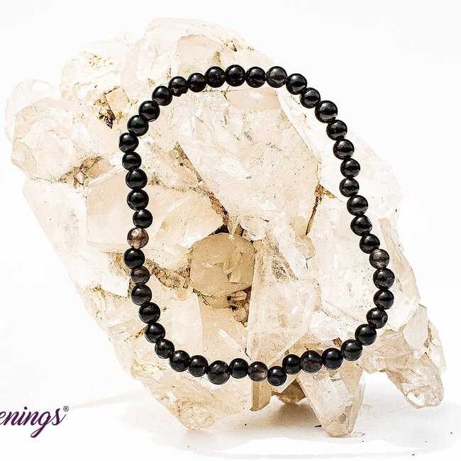 Black Tourmaline Bracelets - 4mm Mini