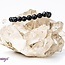 Faceted Black Agate Bracelets - 8mm