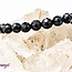 Faceted Black Agate Bracelets - 8mm