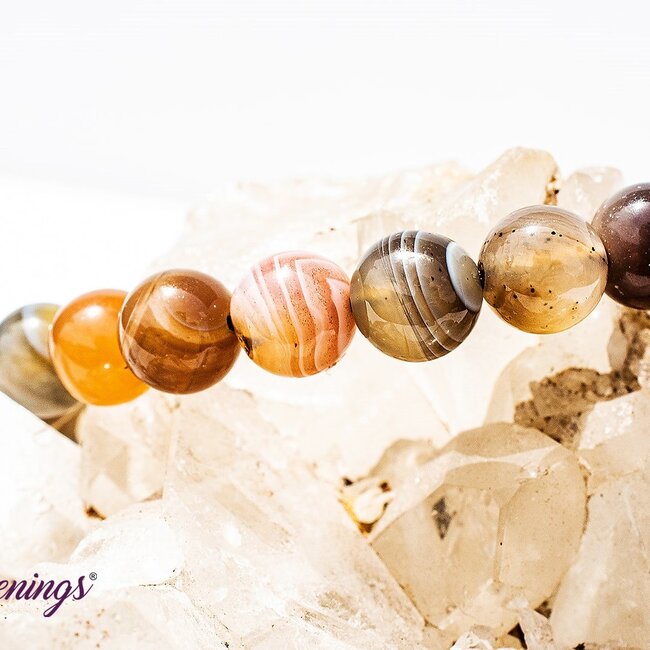 Botswana Agate Bracelets - 8mm