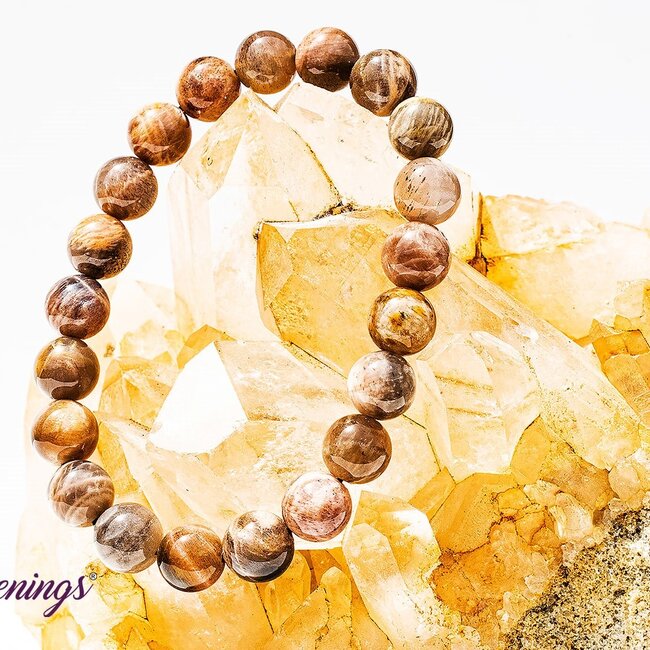 Black Moonstone Bracelets - (7 - 9mm)