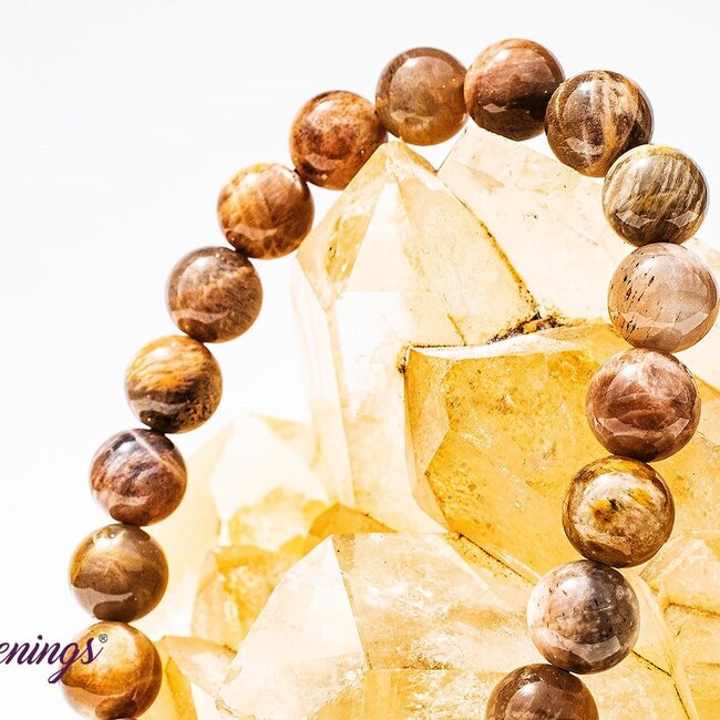 Black Moonstone Bracelets - (7 - 9mm)