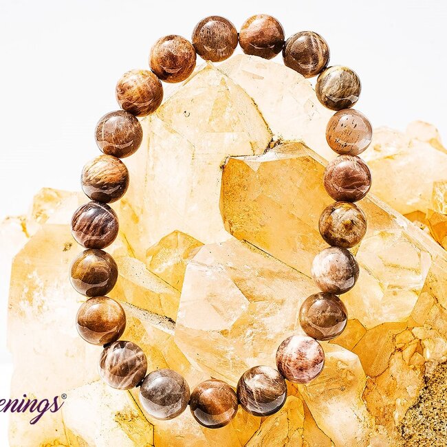 Black Moonstone Bracelets - (7 - 9mm)
