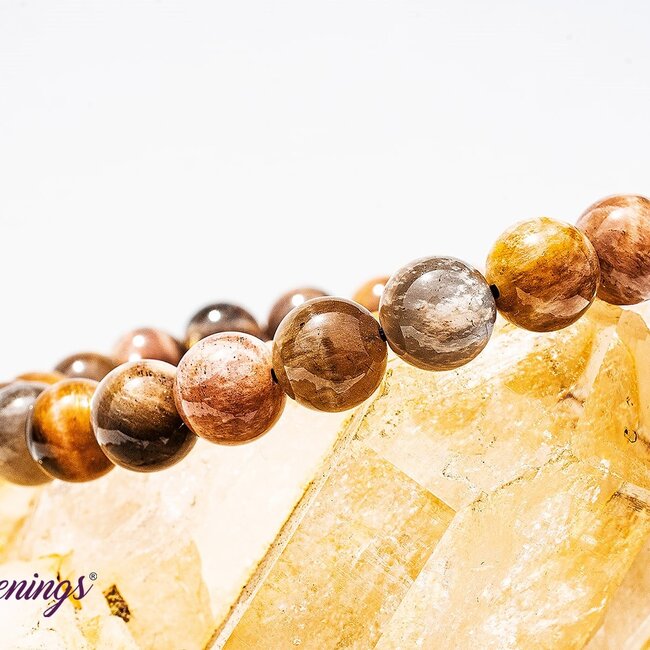 Black Moonstone Bracelets - (7 - 9mm)