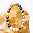 Bamboo Leaf Agate Bracelet-8mm