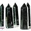 Green Sandstone (Goldstone) Sand Stone Tower Point Generator - Medium (3-4")