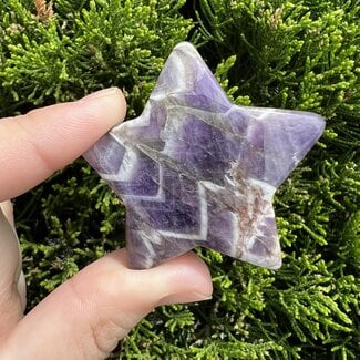 Chevron (Dream) Amethyst Star- Large 2"