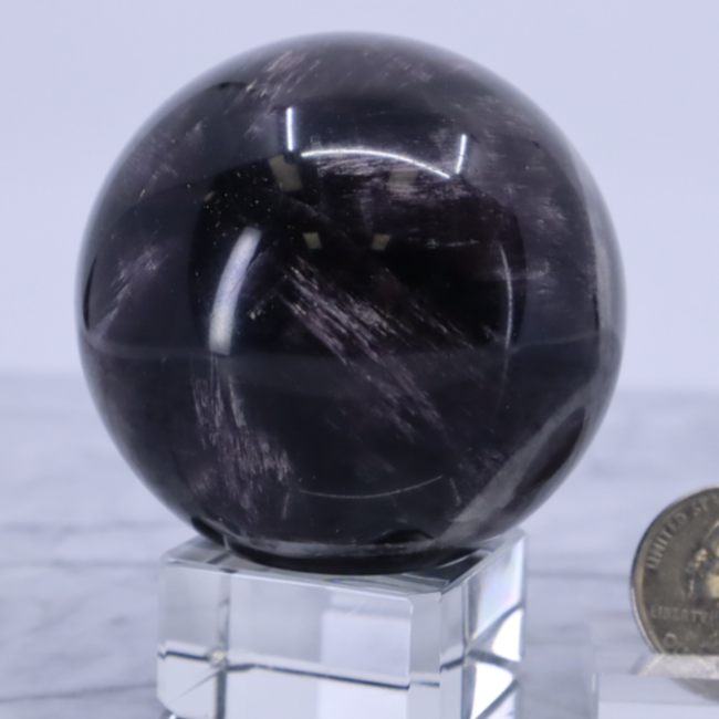 Amethyst (Amazon Rain Forest) Sphere Orb - 60mm Specimen