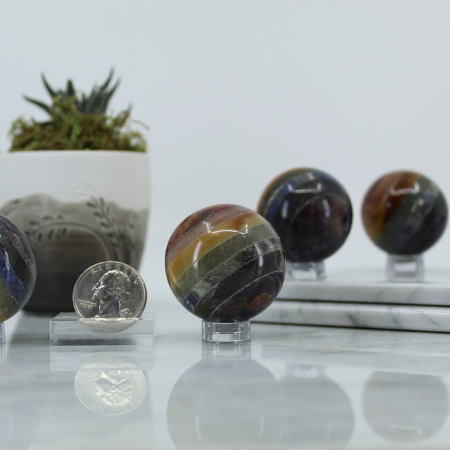 Chakra Rainbow Sphere Orb - 35-40mm