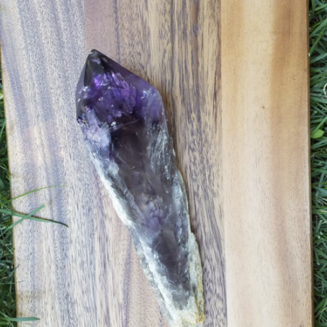Royal Bahia Elestial Amethyst Root Wand - XL Rough Raw Natural Specimen