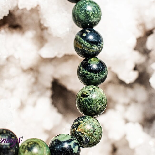 Crocodile (Kambaba) Jasper (Green Stromatolite) Bracelets - 8mm