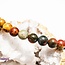 Cherry (Red) Creek Jasper Bracelets - 8mm