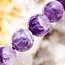 Chevron (Dream) Amethyst Bracelets - 10-12mm