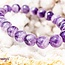 Chevron (Dream) Amethyst Bracelets - 10-12mm
