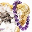 Chevron (Dream) Amethyst Bracelets - 10-12mm