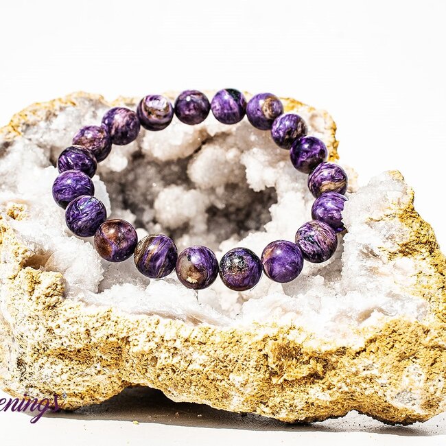 Charoite Bracelets - 8 9mm