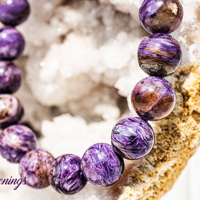 Charoite Bracelets - 8 9mm