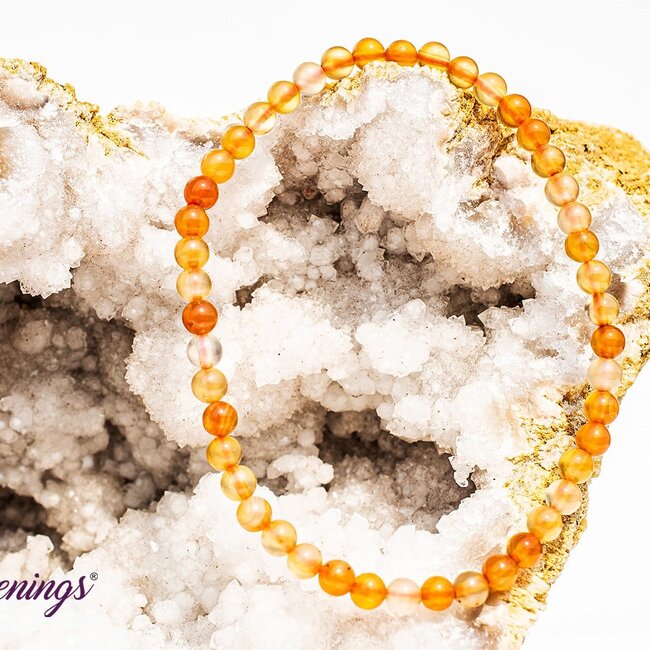 Carnelian Bracelets - 4mm Mini