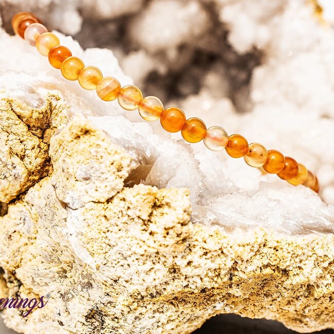 Carnelian Bracelets - 4mm Mini