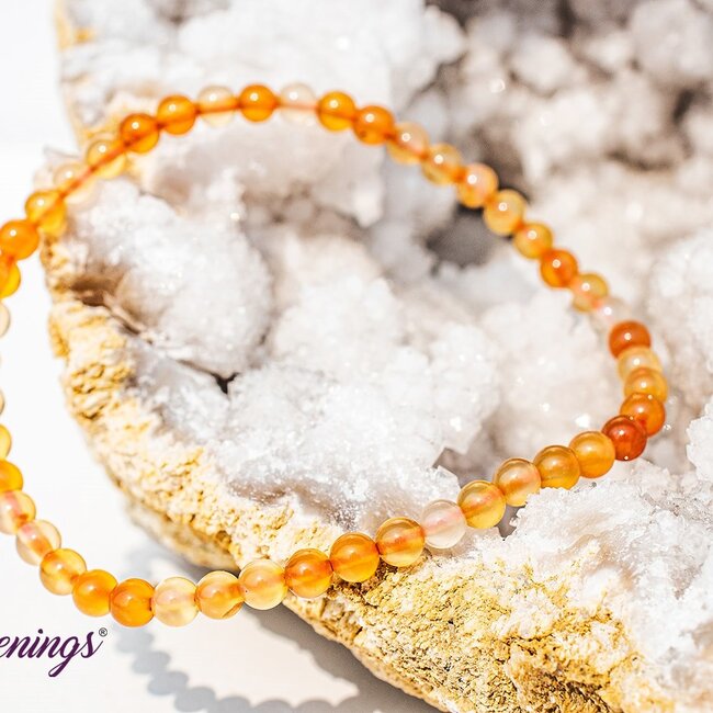 Carnelian Bracelets - 4mm Mini