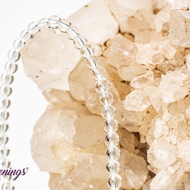 Clear (Crystal) Quartz Bracelets - 4mm Mini