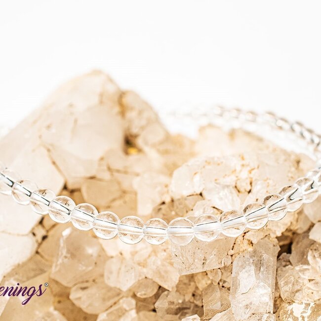 Clear (Crystal) Quartz Bracelets - 4mm Mini